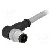 21348600C79050 Connector: M12; plug; male; PIN: 12; angled 90°; cables; 5m qYgS4WU15NV5y3UaziZTym_0MIkaxmHBgUYQDTInhKw