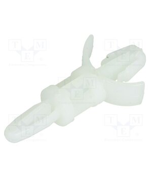 LCBS-2-6-01 PCB distance; polyamide; L: 29.9mm; snap fastener; natural 4E2dA3TlST6Hdd2rJ24iOws3bbGZMWk5sjoo14Zg_TE