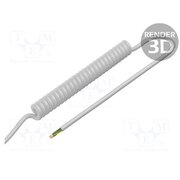 SPT00197B Wire: coiled; 6x0.5mm2; unshielded; PUR; white; 300V; 0.1m; 0.4m iSCJPyK9f1ZOR_GWTFKwuwA3ldCKUn38sLomLeV5VPU