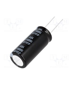 PF1A153MNN1840 Capacitor: electrolytic; THT; 15000uF; 10VDC; Ø18x40mm; ±20%; 2000h 2tuldYBC2Hf19FIQjr2hJ22tcXS_Cu0hByvjKtdV1Ko
