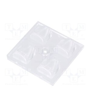 C13699_STRADA-2X2-DN LED lens; square; transparent; H: 8.05mm; Body dim: 50x50mm ZHPy0GyBMkhMpNFqN1cdI3zLSbNfosONXqVckeLCQgw