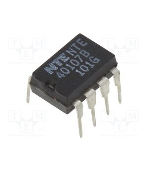NTE40107B IC: digital; NAND; Ch: 2; IN: 2; CMOS; THT; DIP8; 3÷18VDC; -55÷125°C GOsebX6vo7SBEycYFFUbgMryZii3KqdPM5YeavHn9yw