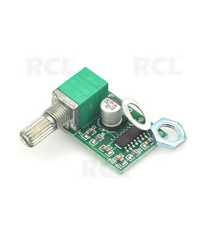 Audio stiprintuvo modulis 2x3W su potenciometru, 4-8Om, PAM8403, mait. 5V (pvz. USB) ABA01P.jpg
