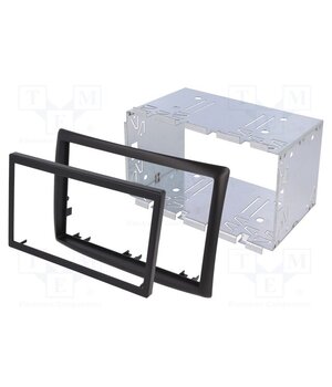 381250-06 Radio frame; Renault; 2 DIN; black tyboqgr-UBVjqH5dLqGWROHLi9GLQCWtU9jf8HqlULQ