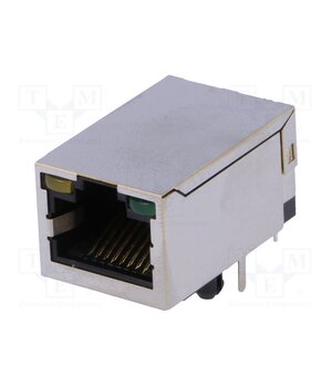 LMJ2018814100DL2T1B Connector: RJ45; socket; PIN: 8; shielded,with LED; 8p8c; THT 9o9O1MVAgKDwGoVvgebJzAqQznztNLhkuIlkvC1ZR1k