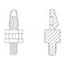 8G504V40305 PCB distance; polyamide 66; L: 9.5mm; screwed rod,snap fastener EoI9yMZnyX7_Rhhnv8KA0eGnG29nPl_tNqu3imftKXI