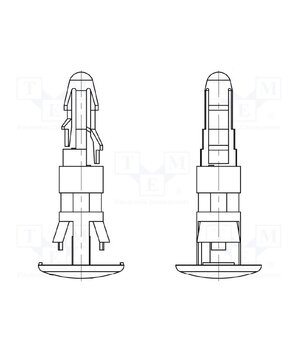 8GG01V42575 Assembly stud; polyamide 66; L: 16mm; latch/latch; black; UL94V-2 zlABfC9cLMjL8PI2YxZmGAwMhKyasjePnpRzfZ7zHlI