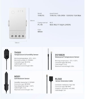 УМНЫЙ ПЕРЕКЛЮЧАТЕЛЬ WI-FI С ФУНКЦИЕЙ ИЗМЕРЕНИЯ ТЕМПЕРАТУРЫ И ВЛАЖНОСТИ, THR316 Sonoff ABESP012+2.jpg