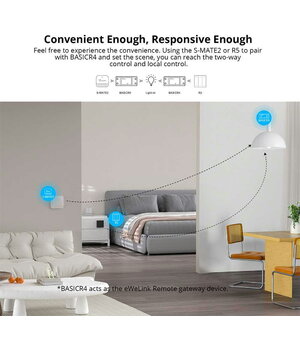 SMART SWITCH Sonoff BASICR4 WIFI Bluetooth 1-канальный, 230VAC 2200W 6920075741865 ABESP0271+3.jpg