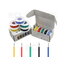 Silicone mounting wires AWG24 0.25mm², -60°C...+200°C, 5 colours x10m CLA0905X+3.jpg