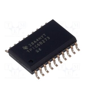 TPIC6B273DW IC: peripheral circuit; octal,D latch; 4.5÷5.5VDC; SMD; SO20-W 3ld1XPbYeOQZ6mumFuwt5wuPRNYyBni9x1bRemCM4-k
