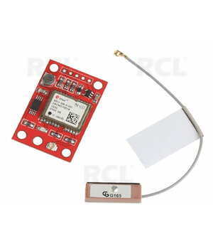 GPS MODULIS NEO-6M GY-NEO6MV2 su antena, Arduino ABGSM40.jpg