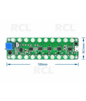 Voice-activated Power Amplifier Spectrum Audio Level Meter, LED 3 color Indicator ABI009+1.jpg