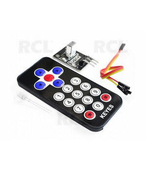 IR remote control kit up to 8m, 38kHz for Arduino ABIR02.jpg