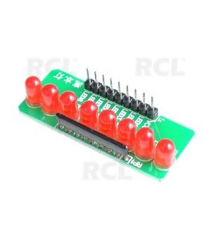 ŠVIESOS DIODŲ MODULIS 5mm 8 LED šuntas - 470 Om ABLED07.jpg