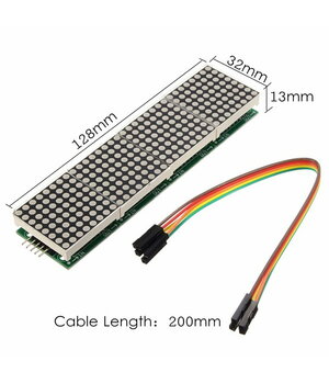 Dot Matrix Module 4-in-1 Display For Arduino, green, MAX7219 ABMAX7219_4M+1.jpg