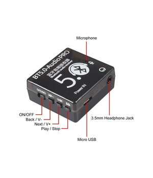 MP3 Bluetooth 5.0 PRO Receiver Module - VHM-314 ABMP314+2.jpg