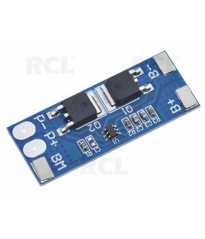 Lithium battery charging protection module for 2S, 3A, 2x18650 batteries

 ABPL03.jpg