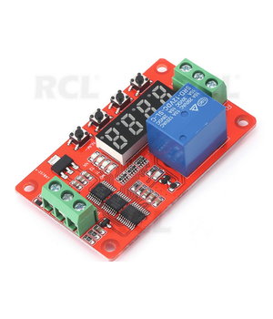 Laiko relės (taimeris) modulis Self-lock PLC Cycle Delay ABT04+1.jpg
