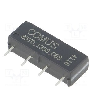 3570.1333.053 Relay: reed switch; SPST-NO; Ucoil: 5VDC; 500mA; max.200VDC; 10W XhUpWs_GaIaw0ZQvJQKBVf9EnOgXtpirPE1Ai-vokYE
