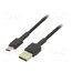 KABGC13 Cable; USB 2.0; USB A plug,USB C plug; 2m; black; 480Mbps; textile f0AMqkVcxb18PpbomwfaqyLzrDVDJrLPQEdWfE0VV-Y