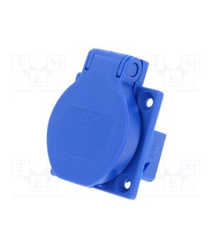 1040-0B Connector: AC supply; socket; 2P+PE; 250VAC; 16A; blue; PIN: 3; M-BOX upWwk1FcuhNvAXONJI_vPpd1J7d074p2QjNyosFDwrc