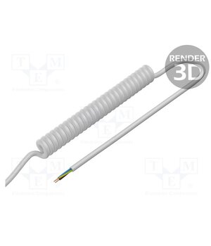 SPT00039B Wire: coiled; 3G1.5mm2; unshielded; PUR; white; 300V,500V; 0.5m 1c_gWuVeq5D7LjMA0wx0-y9vEdj6s8NBBrC-uDVOs3w