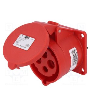 324-6 Connector: AC supply 3-phase; socket; female; 32A; 400VAC; IP44 bD2KsEwOAYjUcVXN8Zcu1hZA2XzmhV1qOk7XAw3fkrY