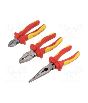 40603GP Kit: pliers; insulated; 3pcs. MEQw1JEgnQ90dAzOvQX8z7eF76YWMuxOsz7au7SCjME