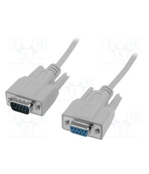 AK-610203-020-E Cable; D-Sub 9pin socket,D-Sub 9pin plug; 2m; grey 1WLOa8X1z5fEO7rkj32PTiW2E4zS5is7VYeYl7RQw70
