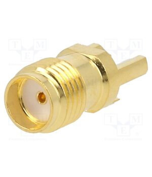 BU-1420771831 Connector: SMA; socket; female; card edge; horizontal; 50Ω; SMT Q8DNcFuPIWc93J4xjPWa4HyhvMON_UqoXwDu1GX7JM0
