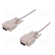 AK-610107-020-E Cable; D-Sub 9pin plug,both sides; 2m; beige; connection 1: 1 4e00TX0XPwhB7Yroef68jr48INdg4uGCr6Nuo43WWz0
