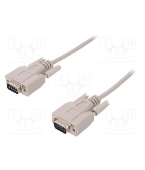 AK-610107-020-E Cable; D-Sub 9pin plug,both sides; 2m; beige; connection 1: 1 4e00TX0XPwhB7Yroef68jr48INdg4uGCr6Nuo43WWz0