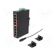 LNX-800A-T Switch Ethernet; unmanaged; Number of ports: 8; 12÷48VDC; RJ45 SzIx4hQo1UTX-wgOPNHYJBbm5Bf-70BGnCWzv8m0YfI