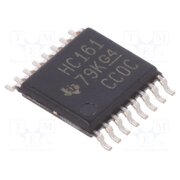 SN74HC161PW IC: digital; 4bit,binary counter,synchronous; SMD; TSSOP16; HC cX-x4QTCXvheCsuwoJxAEPkE8fP3dd04BReJcKLiYps
