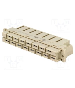 09062152811 Connector: DIN 41612; plug; female; PIN: 15; straight; 15A; UL94V-0 Emap-DquMxzYc9xIpoTEeczKfi9y6W12NXhoqHfTQ9I