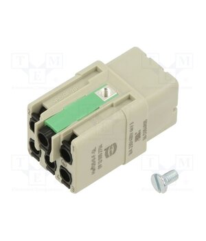 09120052734 Connector: HDC; contact insert; female; 16A; 400V; Han Q; PIN: 6 X6hxWtWFKG4qiCbpfcnjbK3VfKatVLakXXcsOe0ID-g
