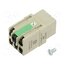 09120052734 Connector: HDC; contact insert; female; 16A; 400V; Han Q; PIN: 6 X6hxWtWFKG4qiCbpfcnjbK3VfKatVLakXXcsOe0ID-g