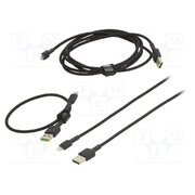 KABGCSET04 Cable; USB 2.0; Apple Lightning plug,USB A plug; black; 480Mbps EaD3iyzr76GpvWhrcslSa_v8KILcRyjM3IrZ1Xtd1E0