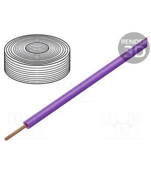 51793 Wire; H07Z-K; stranded; Cu; 4mm2; LSZH; violet; 450V,750V; 100m Kn2AEKGyytiKhPYx-E6zsrMuyAlRvDY18ZTucDezMTs