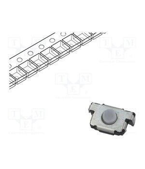EVQP4KB3Q Microswitch TACT; SPST; Pos: 2; 0.02A/12VDC; SMT; 6x3.5x3.5mm; grey UyfzpX9JS8_AkEuXBs5tw8fi87b-dkqS6zoVAvpI9Yo