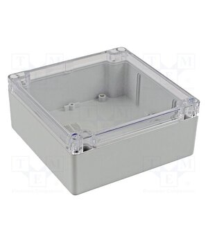 1554Q2GYCL Enclosure: multipurpose; X: 140mm; Y: 140mm; Z: 60mm; 1554; grey; IP68 l-wQ4j3t3rxvXllXWPClvZZX0TTdLtL2clqTVso2Qcg