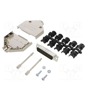L17DTPK-M-25+L717SDB25P Connector: D-Sub; PIN: 25; male; straight; soldering; for cable qQver46bzYNLYfjfvPcxsjtPIXKDJxnqvRDCRP0Q76w