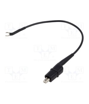 CT2710-12-0 Ground/earth cable; 300V; fork terminal,crocodile clip; black ffdlcpa7c3hJM9s0SPHzuMaCLIi5aITOeAhwrwFiudo
