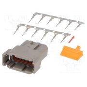S-DTM 04-12 PA Connector: wire-wire; plug; male; DTM; PIN: 12; IP68; for cable; 7.5A Q2jbMemvbYsSVW-YB1N-TR0qE9tLZb51MZkxuAh9TGk