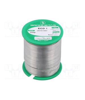 ECO1 SOLID WIRE 0,7MM 250G Tin; lead free; Sn99,3Cu0,7; 0.7mm; 250g; reel; Flux: flux free 81TJ1rH5NtklOHFTRt03CeB41wKzQJbev4W0Q1TL6u4