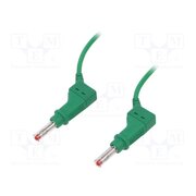 66.9407-10025 Connection cable; 32A; banana plug 4mm,both sides; Len: 1m; green 7QJfFtUggAz6SI8Ts8lIG5DwIzME7ce26QAaibQD7jY