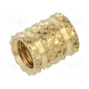 117M5 Threaded insert; brass; M5; BN 37868; L: 7.82mm; for plastic mrnGOLXoOAqIAwfqWSCo0d8Z4pIkjFlF2KuF-ZUUFaA