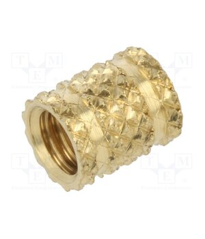 117M5 Threaded insert; brass; M5; BN 37868; L: 7.82mm; for plastic mrnGOLXoOAqIAwfqWSCo0d8Z4pIkjFlF2KuF-ZUUFaA