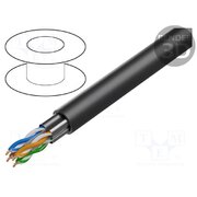 IEA003 0101000 Wire; Data Tuff®,F/UTP; 4x2x23AWG; outdoor; 6a; wire; Cu; FEP; black rcf-1yuV4UO9SN6ToZ3MM3IkkMpgi07erDA5dwbfj1k